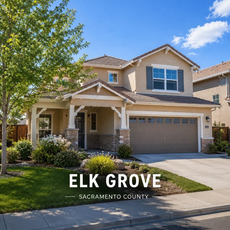 Two-story home in Elk Grove, Sacramento County